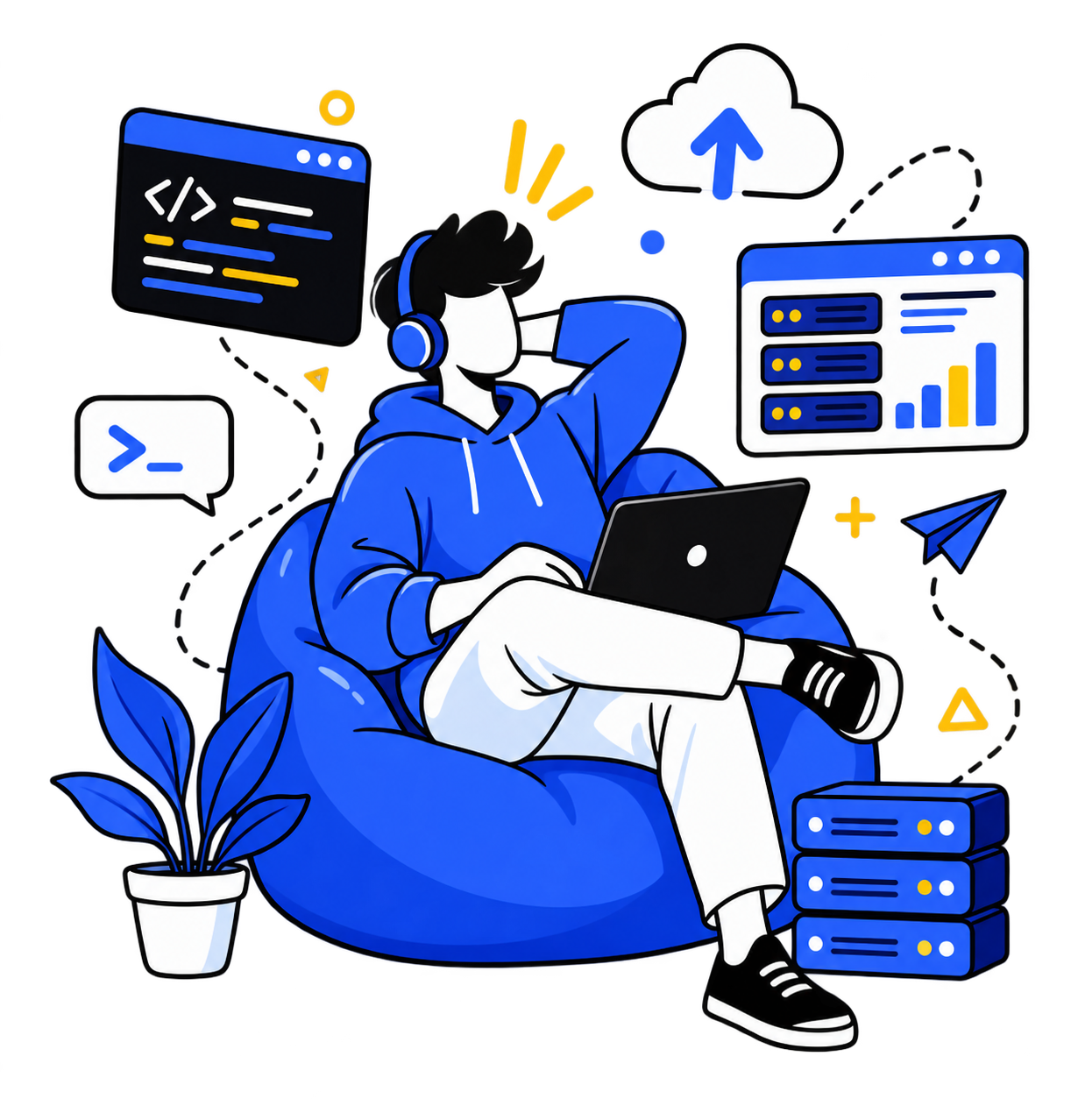 Aryanispe Host Shared Hosting Illustration