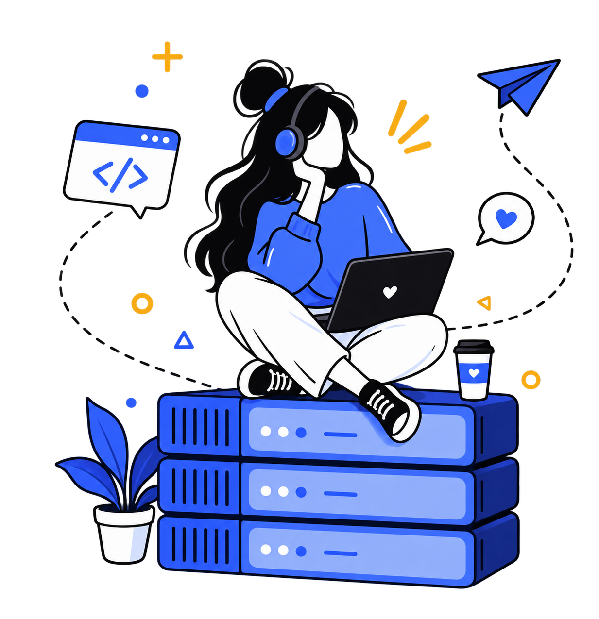 Aryanispe Host Reseller Web Hosting Illustration